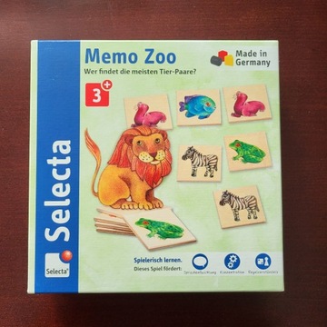 Puzzle gra Selecta 63008 Memo Zoo