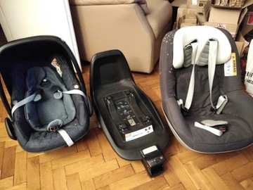 Maxi-Cosi Family Fix Pearl & Pebble Plus Zestaw