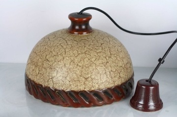 Ceramiczna lampa wisząca sufitowa fat lava