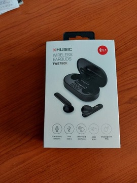 Słuchawki bez przewodowe Xmusic Wireless Earbuds TWS750K.