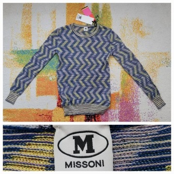 M Missoni r. 34/36 nowy cienki sweterek