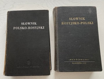 Słowniki Polsko - Rosyjski oraz Rosyjsko - Polski