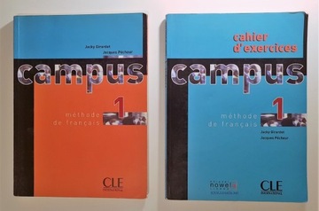 Książki do nauki j. francuskiego CAMPUS 1