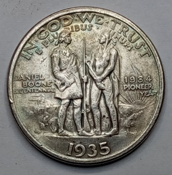 Moneta USA Pół Dolara Daniel Boone - 1935 - KOPIA