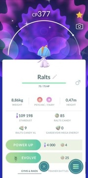 Ralts Shiny Pokémon Pokémon GO