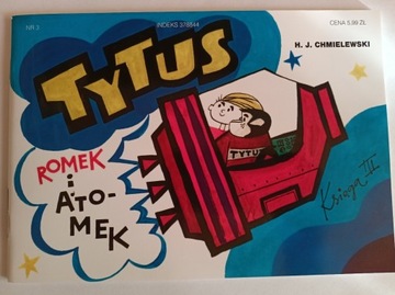 Komiks z autografem Henryka J.Chmielewskiego