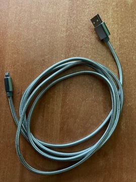 Kabel usb lighting nylon fast charge 2m
