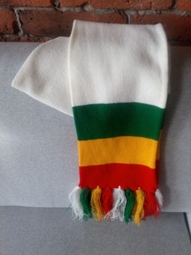 Szalik w barwach reggae/rasta