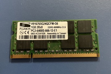 Kość pamięci ram ProMOS 1GB 2Rx8 DDR2