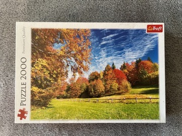 Trefl puzzle 2000 elementów krajobraz jesień nowe