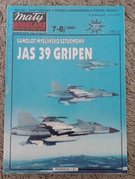 Jaś 39 Gripen-Mały Modelarz  7-8/2001