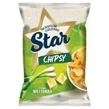 Star chips ser cebula i papryką mix 220g