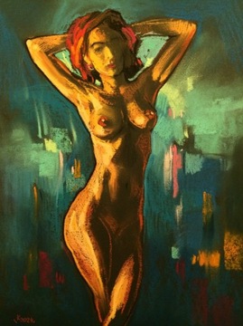 Rysunek "Nude Noir" #370 290x210 mm
