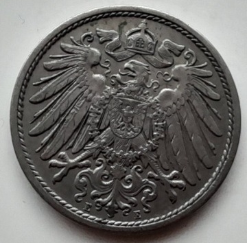 Niemcy Cesarstwo Niemieckie 10 fenigów 1912  E