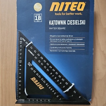 Kątownik ciesielski NITEO dł. 18cm