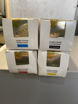 Toner OKI C3300/C3400 nowy oryginał cyan niebieski