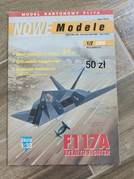 Model kartonowy F117A