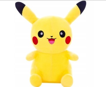 MASKOTKA PIKACHU Pikaczu Pokemon DUŻA XL 35 cm