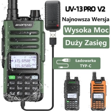 Baofeng UV-13 PRO V2 - Niezawodne walkie-talkie o dużej mocy!