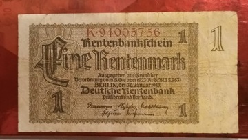 Niemcy III Rzesza 1 Marka 1937 Berlin Sr.K