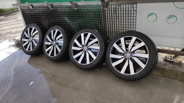 Felgi alu 18" VW Touran + opony PilotSport4