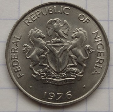 #118 Nigeria 10 kobo 1976 UNC