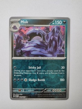 Muk 089/165 reverse holo - Pokemon 151