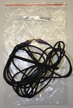 4,5 M kabel SUB czarny 