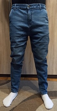 Spodnie męskie jeansowe Skinny Fit jasnoniebieskie