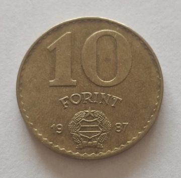  10 Forint 1987 Bp - Węgry