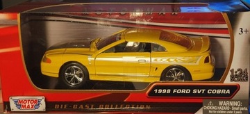 1998 FORD MUSTANG SVT COBRA SN95 1:24 MOTORMAX