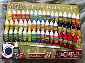 Army Painter Mega Paint Set 50 farb plus pędzelki.