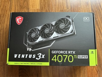 MSI GeForce RTX 4070 Ti Super 16G Ventus 3X OC