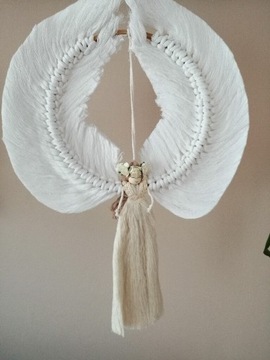 Anioł makrama handmade