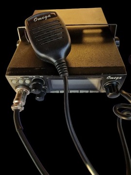 CB radio Omega 27 z uchwytem i mikrofonem