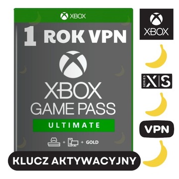 XBOX GAME PASS ULTIMATE 12 MIESIĘCY 1 ROK KLUCZ