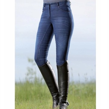 Bryczesy HKM Jeans Blue Joung r.36