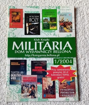 Folder reklamowy Dom Książki Militaria, 1/2004