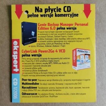 Komputer Świat Ekspert 2006 1 CD