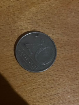 Moneta 20zl z roku1986r.