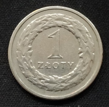 01 - 1 zł 1990 rok moneta z obiegu