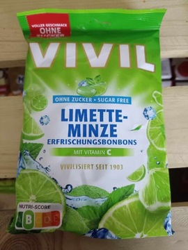 Cukierki Vivil Limette- Minze