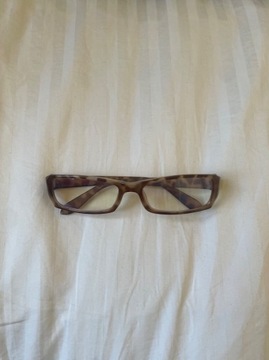 Prostokątne okulary panterka w stylu office syren bayonetta glasses