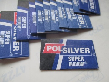 Żyletki Iridium Super Polsilver Nowe  na sztuki