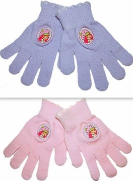 TRUSKAWKA rękawiczki dla dziewczynki 6-9 lat 