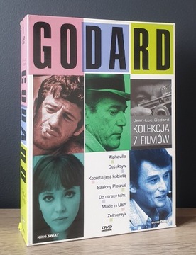 Jean-Luc Godard Kolekcja 7 filmów DVD