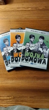 FILM DVD "WOJNA DOMOWA" KOMPLET 7 ODCINKÓW