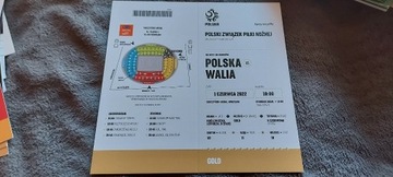 Zaproszenie Kolekcjonerskie Polska - Walia