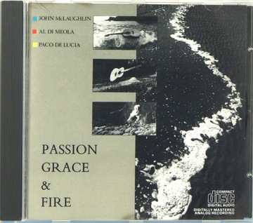 McLAUGHLIN, MEOLA, de LUCIA Passion Grace& Fire CD