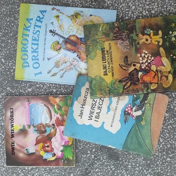 Bajki dla dzieci retro 4 ksiązki